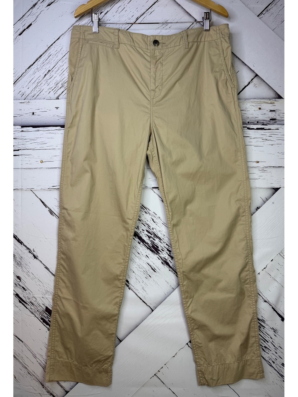 Lauren Ralph Lauren Classic Khaki Flat Front Straight Chino Pants Women 12P